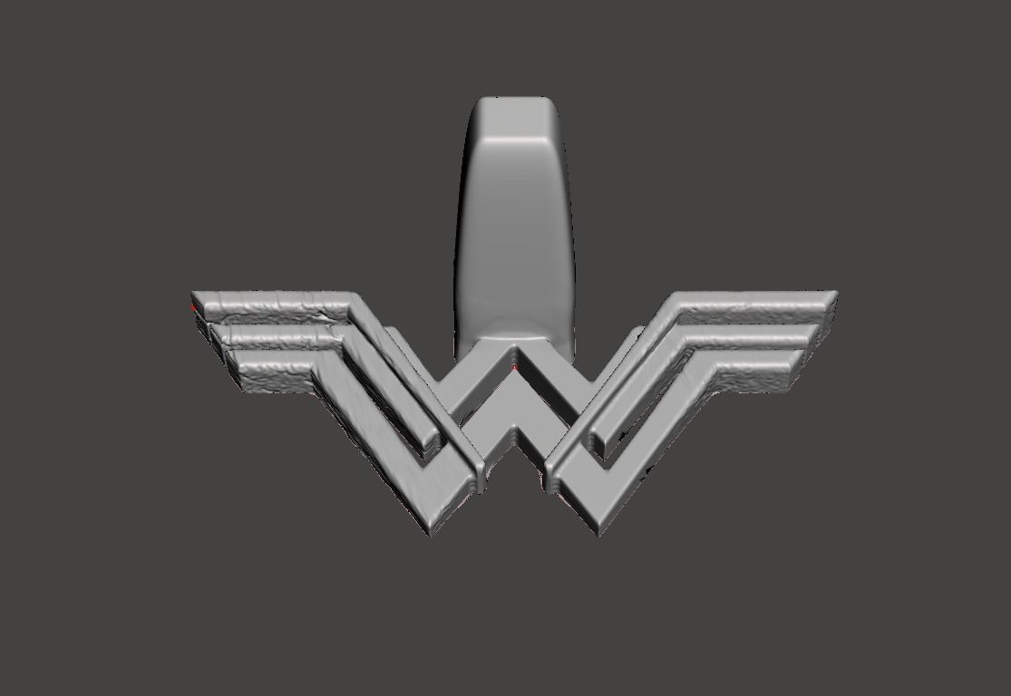 wonder women bust 3d model for 3d printing 3D print model_4