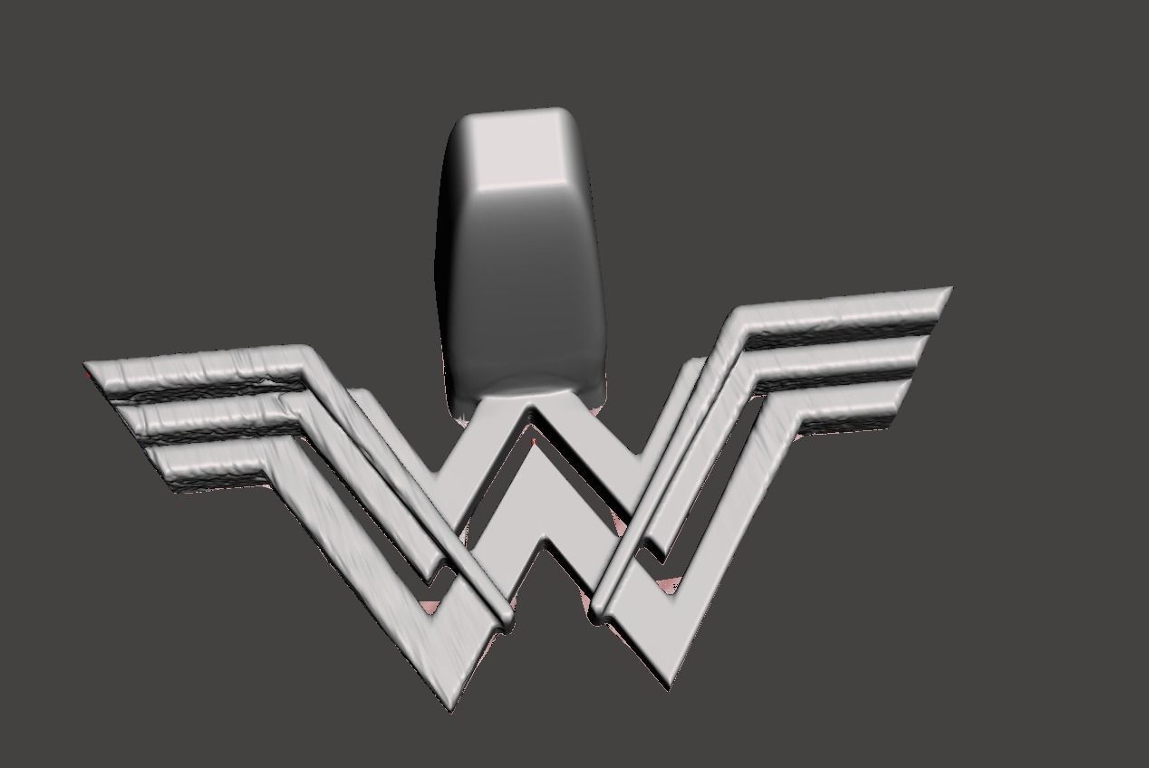 wonder women bust 3d model for 3d printing 3D print model_3