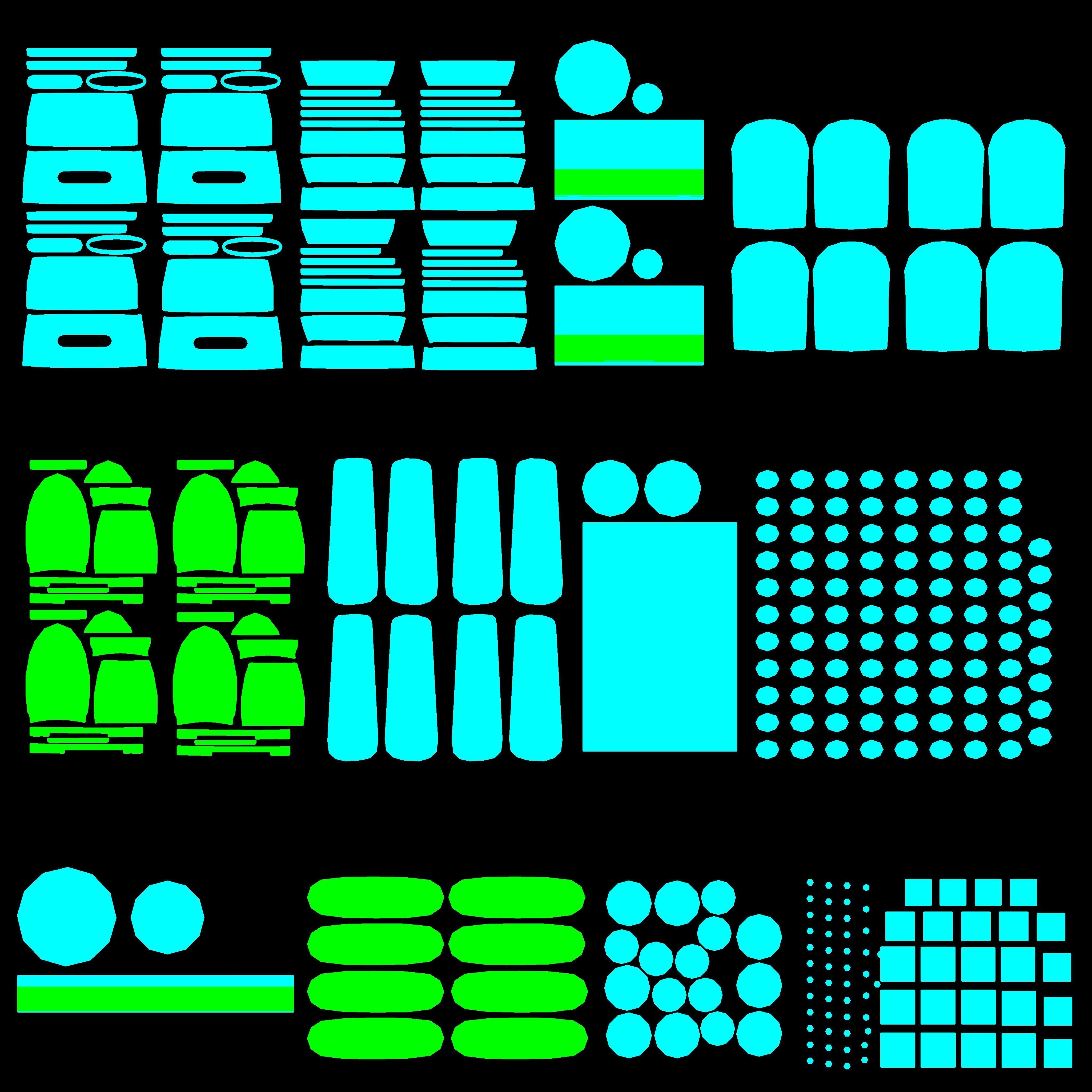 Ceiling Fan 02 Low-poly 3D model_12