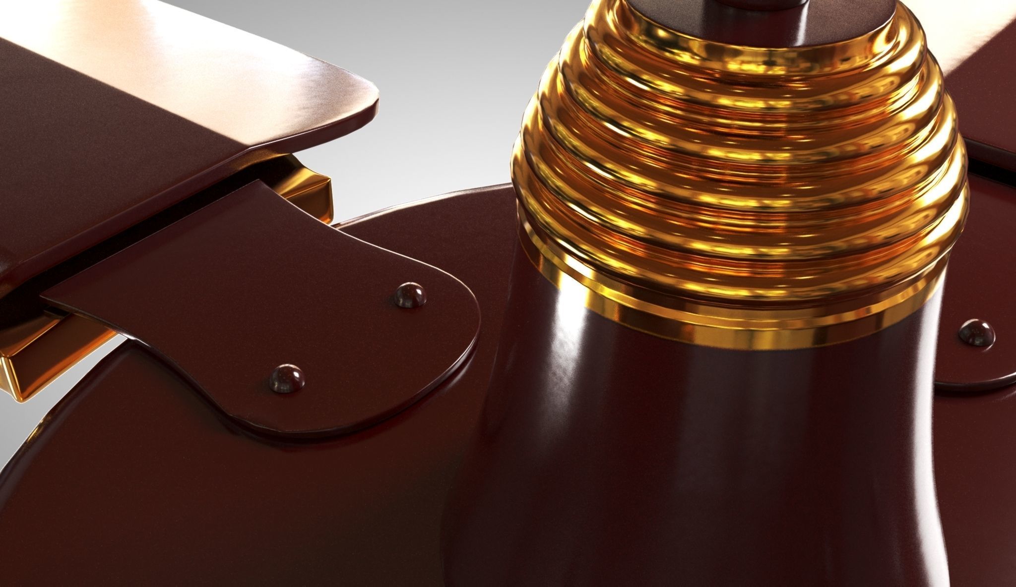 Ceiling Fan 02 Low-poly 3D model_6