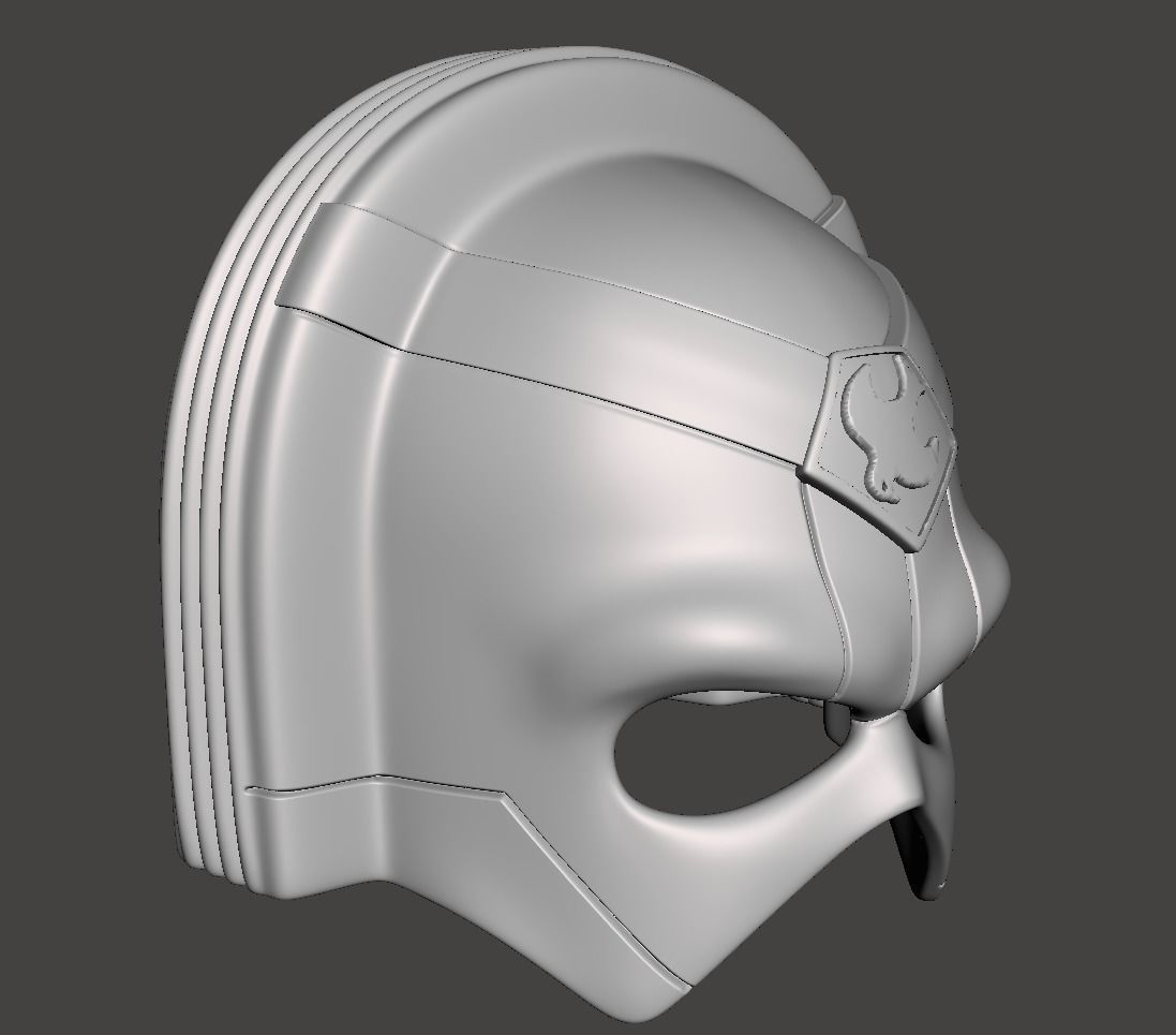 peacemaker helmet 3d model for 3d printing  3D print model_1