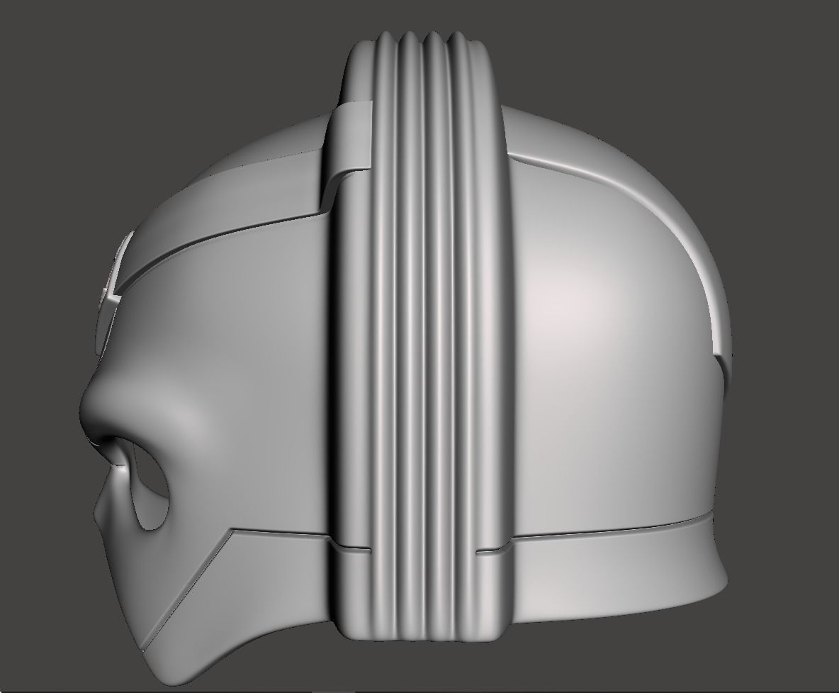 peacemaker helmet 3d model for 3d printing  3D print model_2