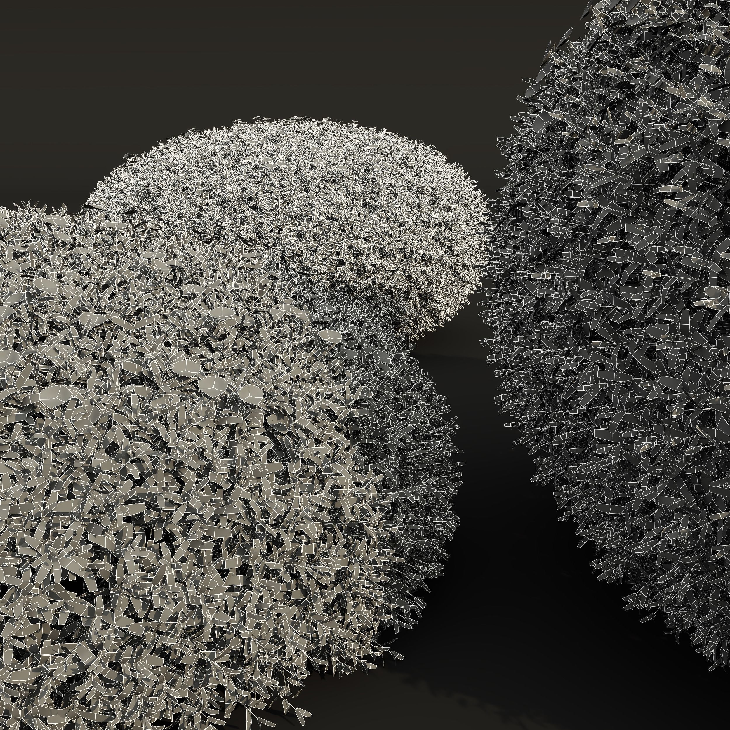 6 Different SETS of Bush SET VOL36 3D Model Collection_21
