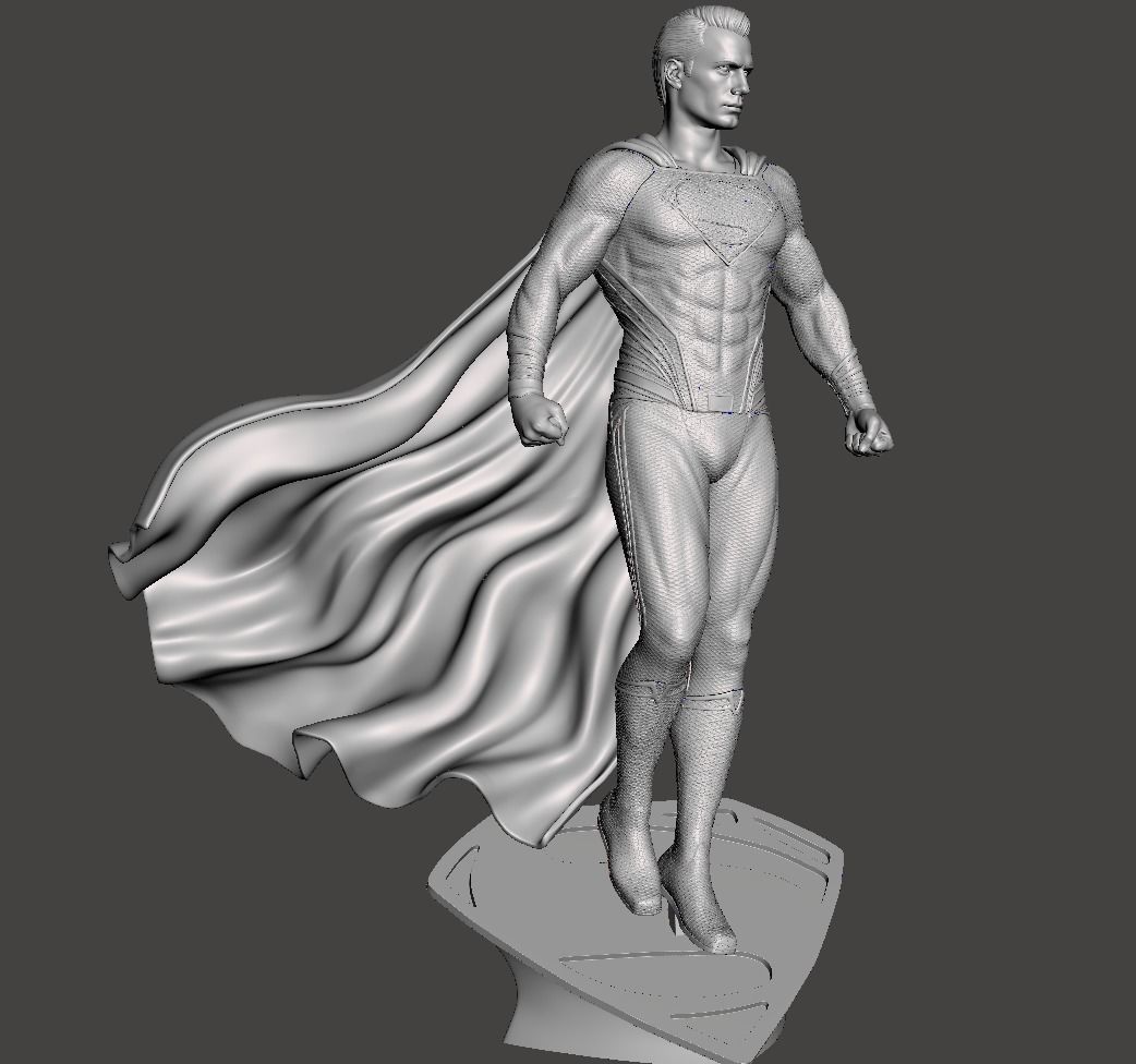 superman 3d emblem ready for 3d print  3D print model_4