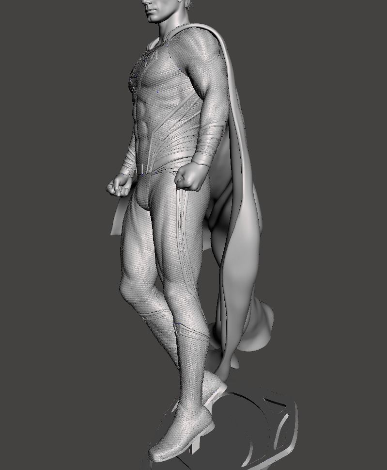 superman 3d emblem ready for 3d print  3D print model_7