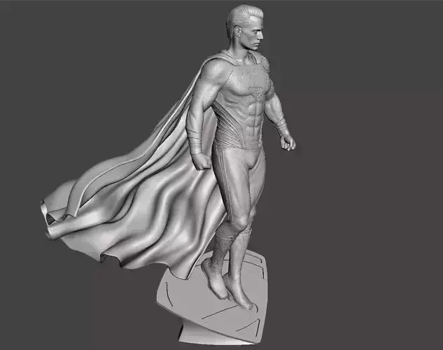 superman 3d emblem ready for 3d print 