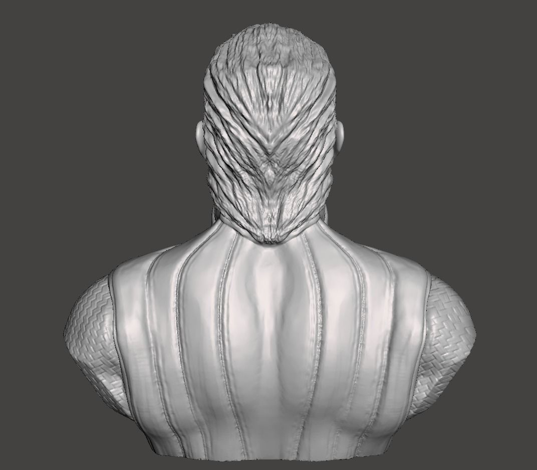 omni man bust 3d model ready for 3d printing  3D print model_3