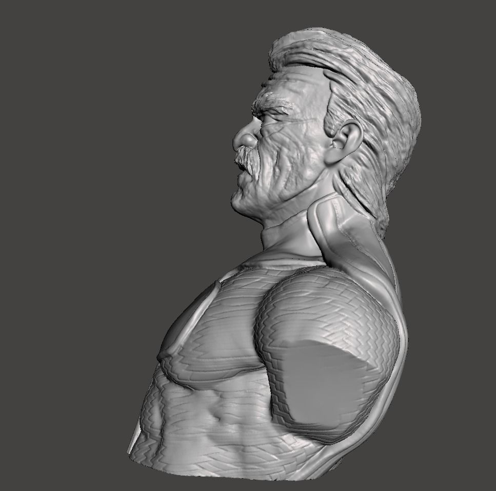 omni man bust 3d model ready for 3d printing  3D print model_2