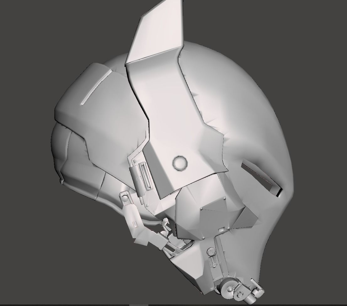 Arkham knight Helmet 3d model for 3d printing 3D print model_4