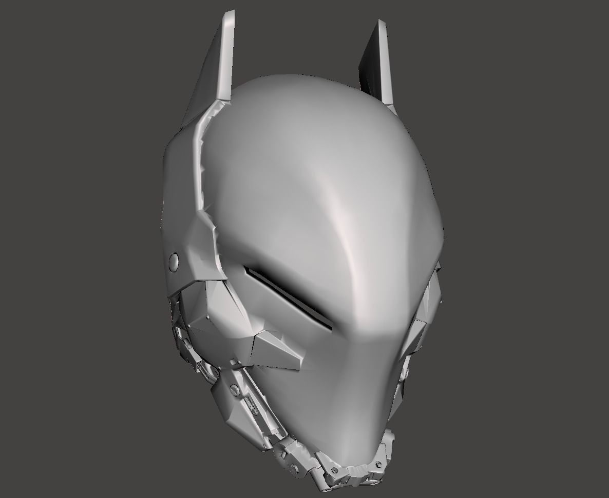 Arkham knight Helmet 3d model for 3d printing 3D print model_1