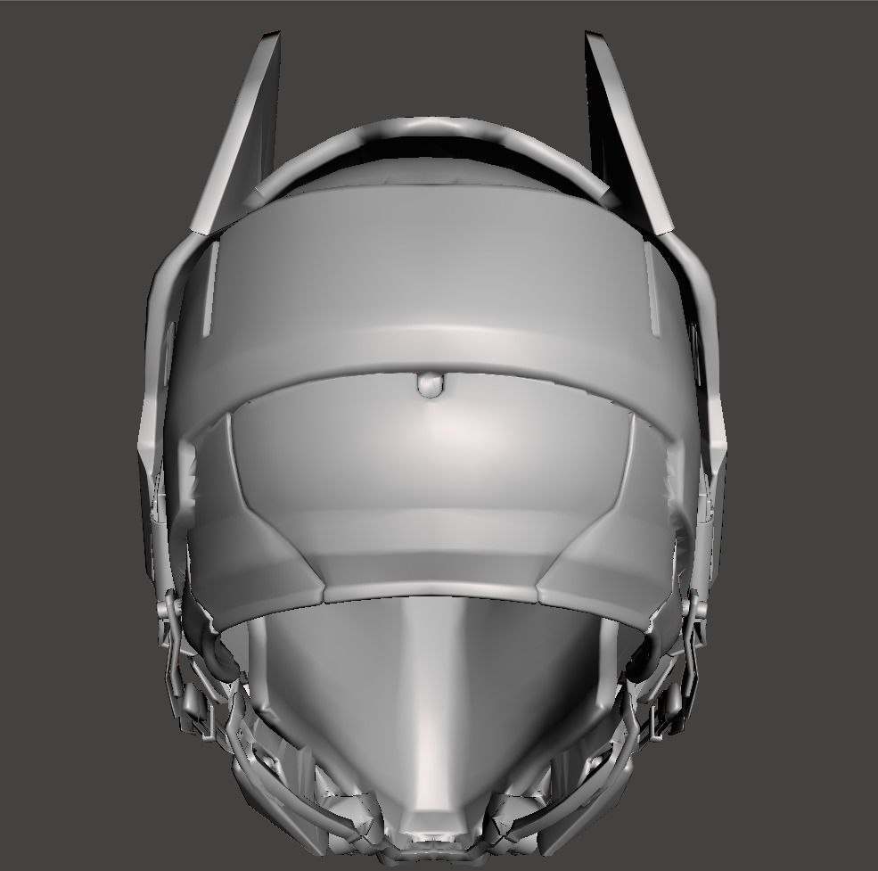 Arkham knight Helmet 3d model for 3d printing 3D print model_3