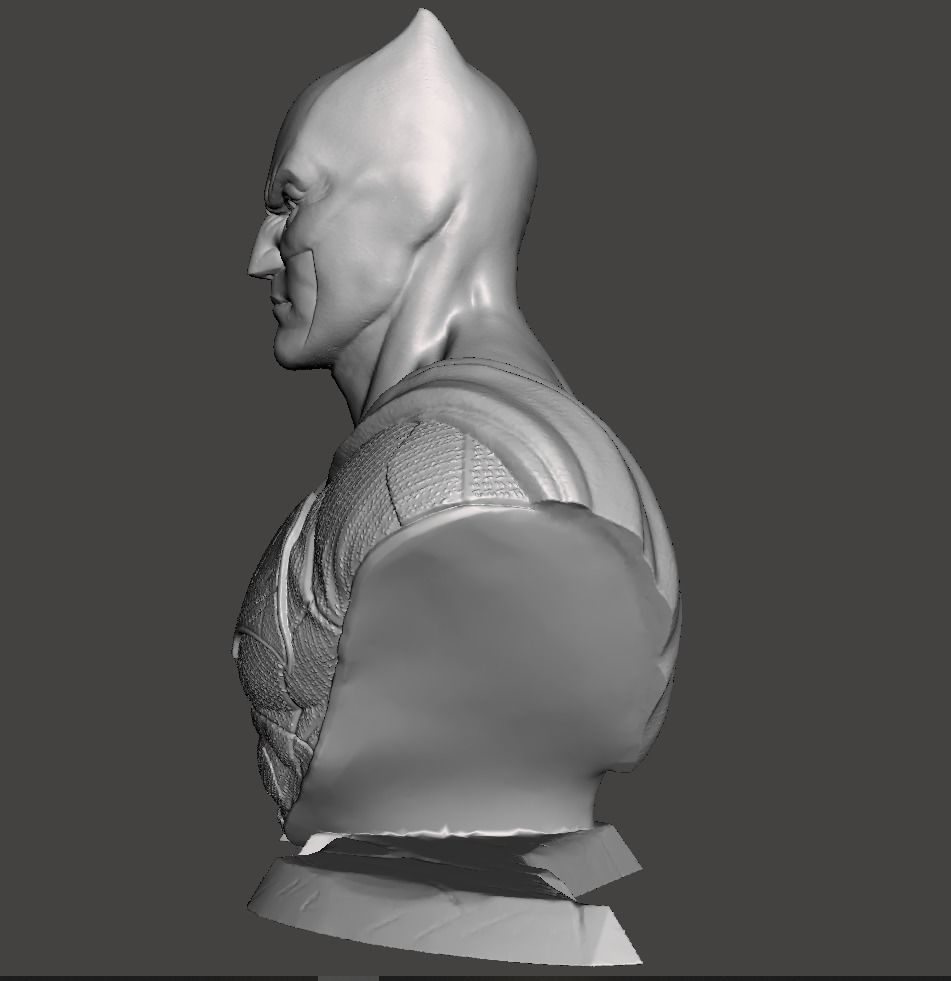 Batman Bust Justice league 3d print  3D print model_2