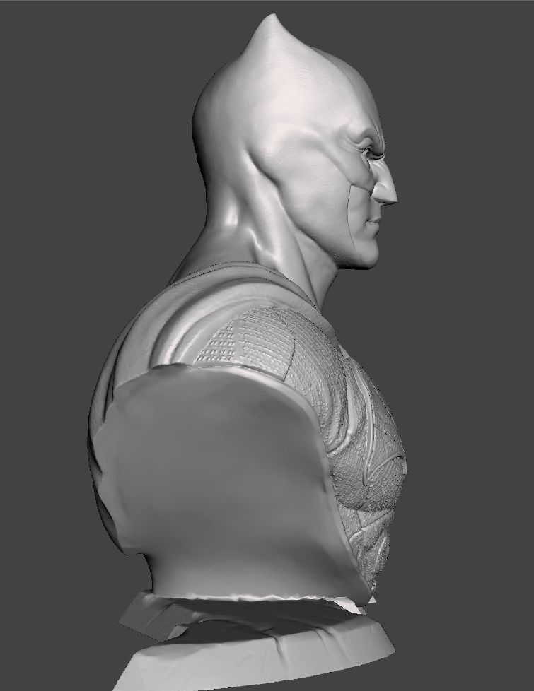 Batman Bust Justice league 3d print  3D print model_4