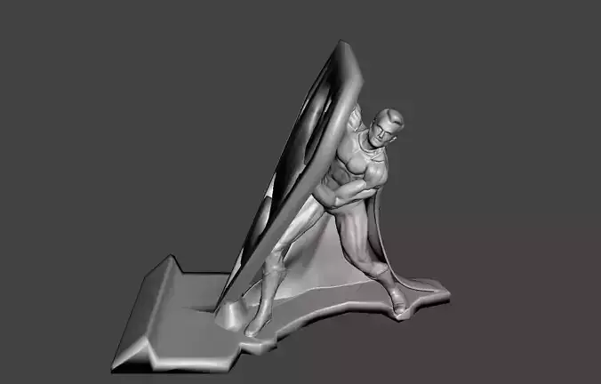 Batman 3d phone holder model 