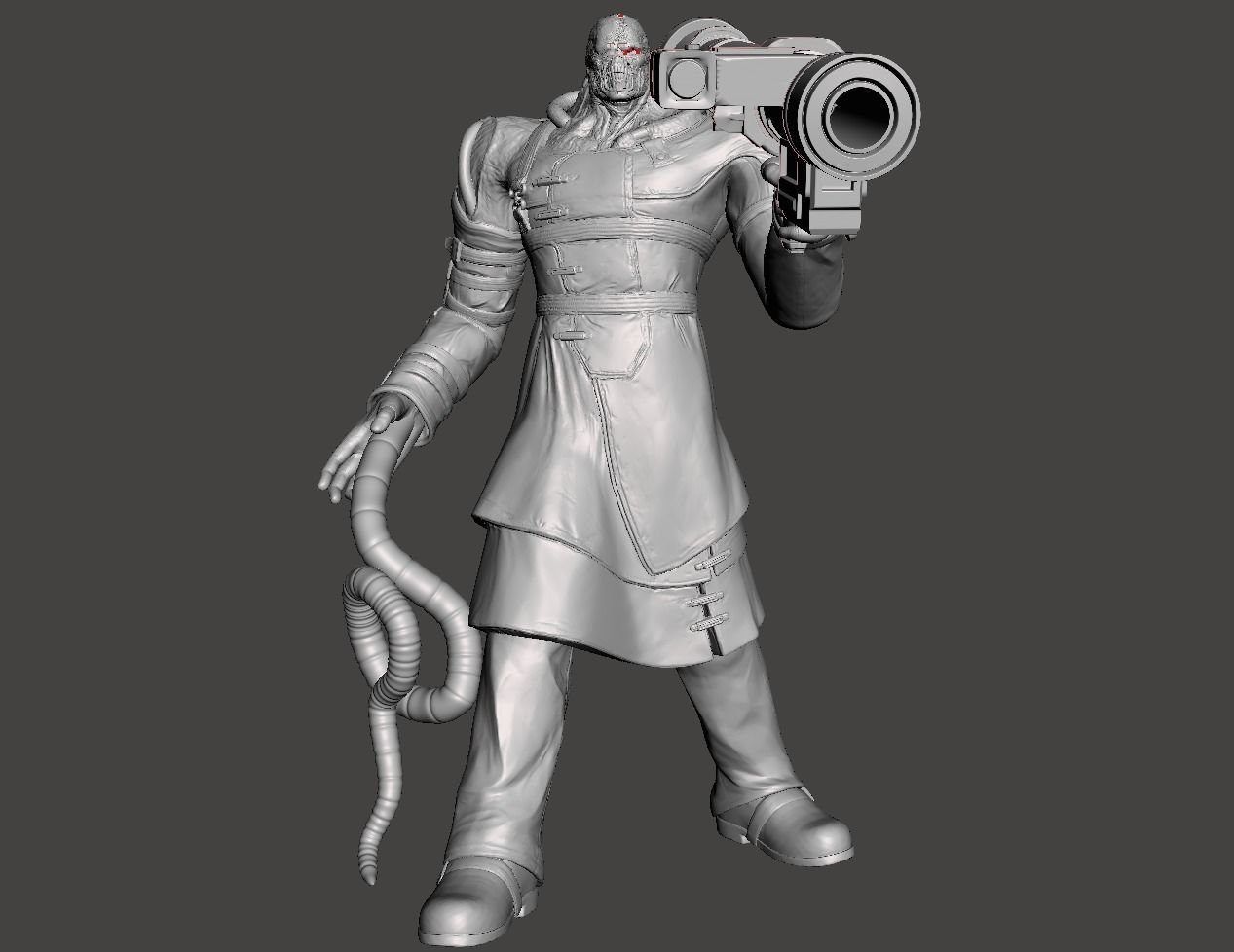 3d Nemesis model for 3d printing  3D print model_2