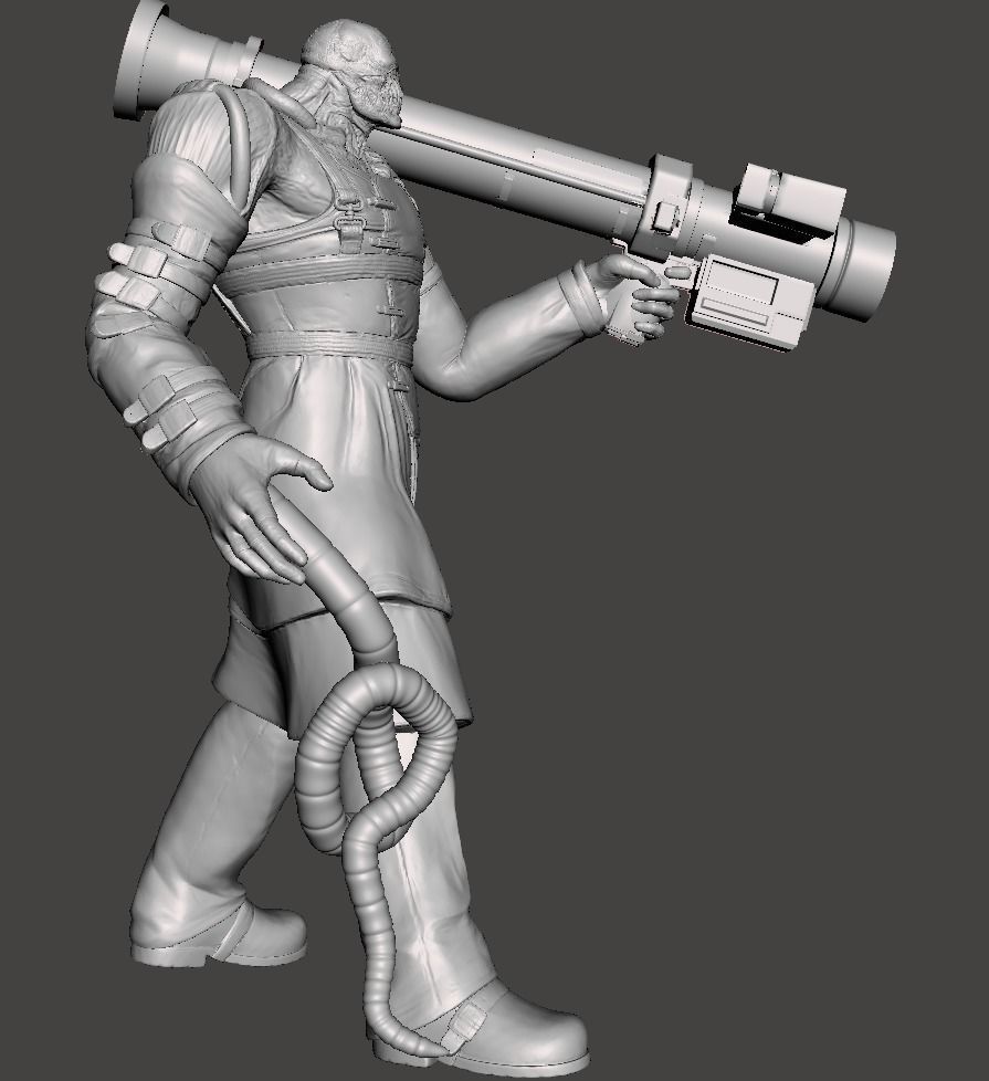 3d Nemesis model for 3d printing  3D print model_5