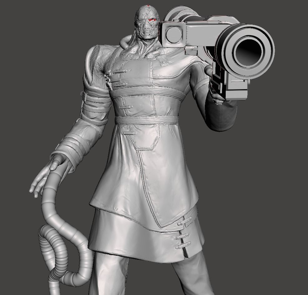 3d Nemesis model for 3d printing  3D print model_1