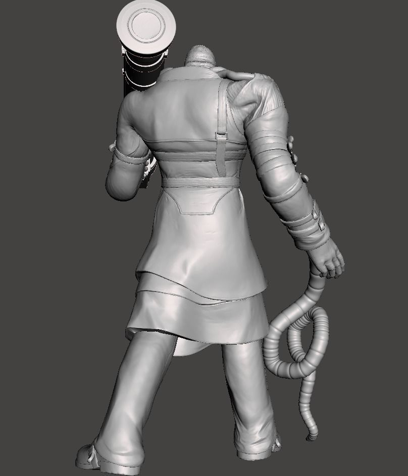 3d Nemesis model for 3d printing  3D print model_4