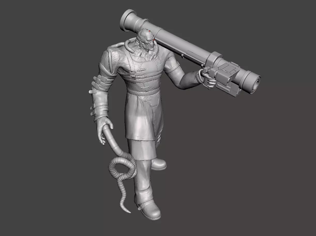 3d Nemesis model for 3d printing  3D print model_0