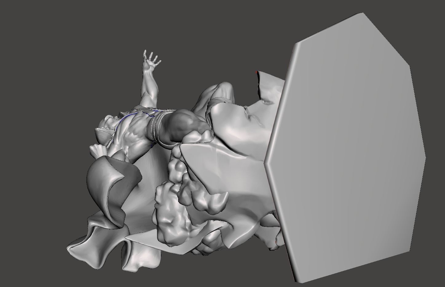 Man Hunter 3d Martian model for 3d print  3D print model_5