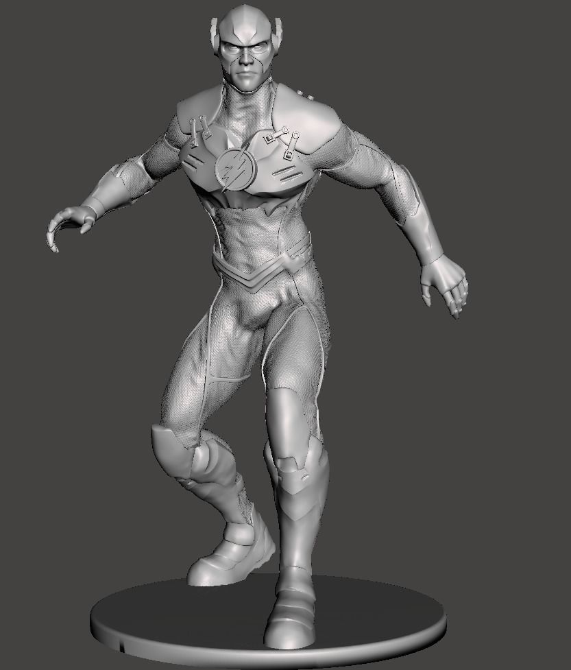 Flash 3d model for 3d printing  3D print model_5