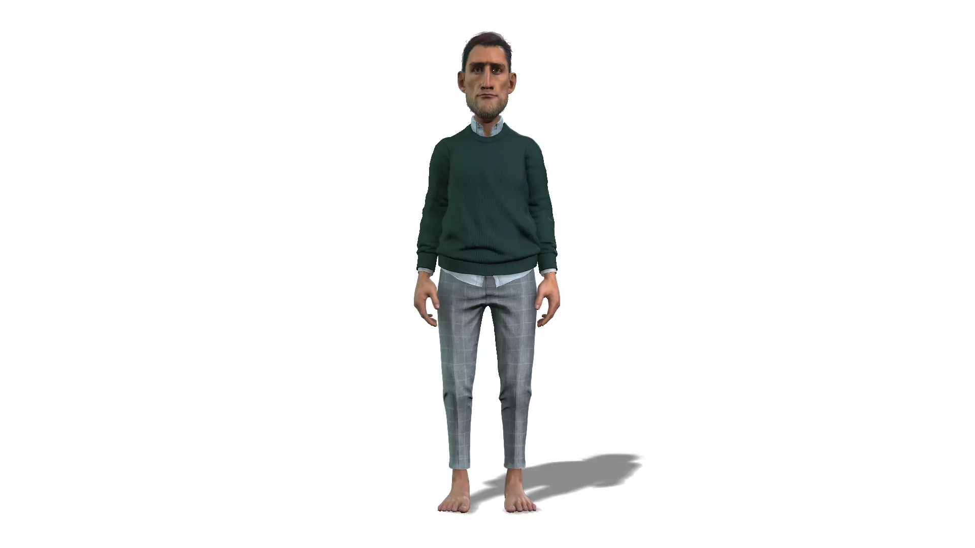 Cole 3D Model Free low-poly 3D model