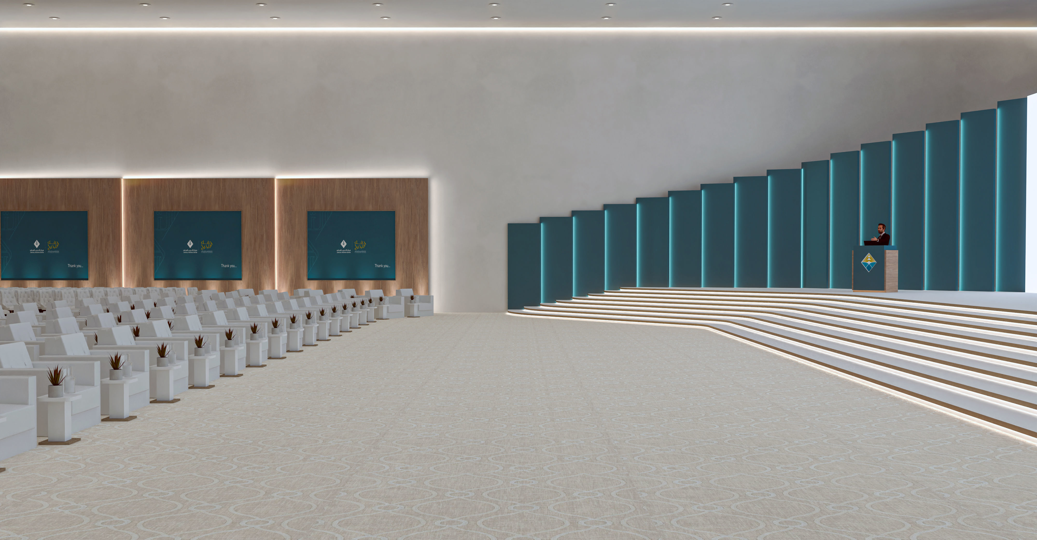 stage or theater  3D model_1