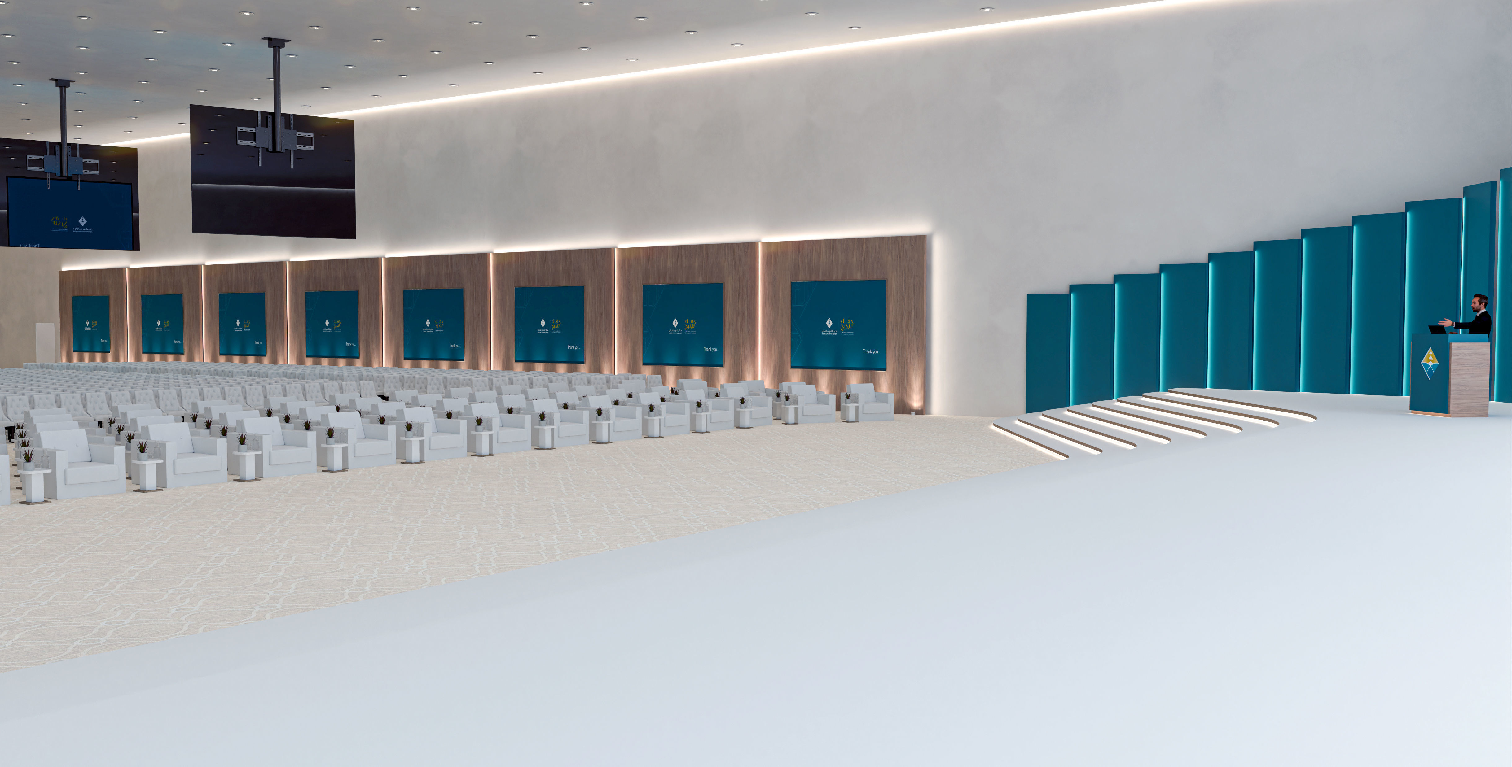 stage or theater  3D model_7