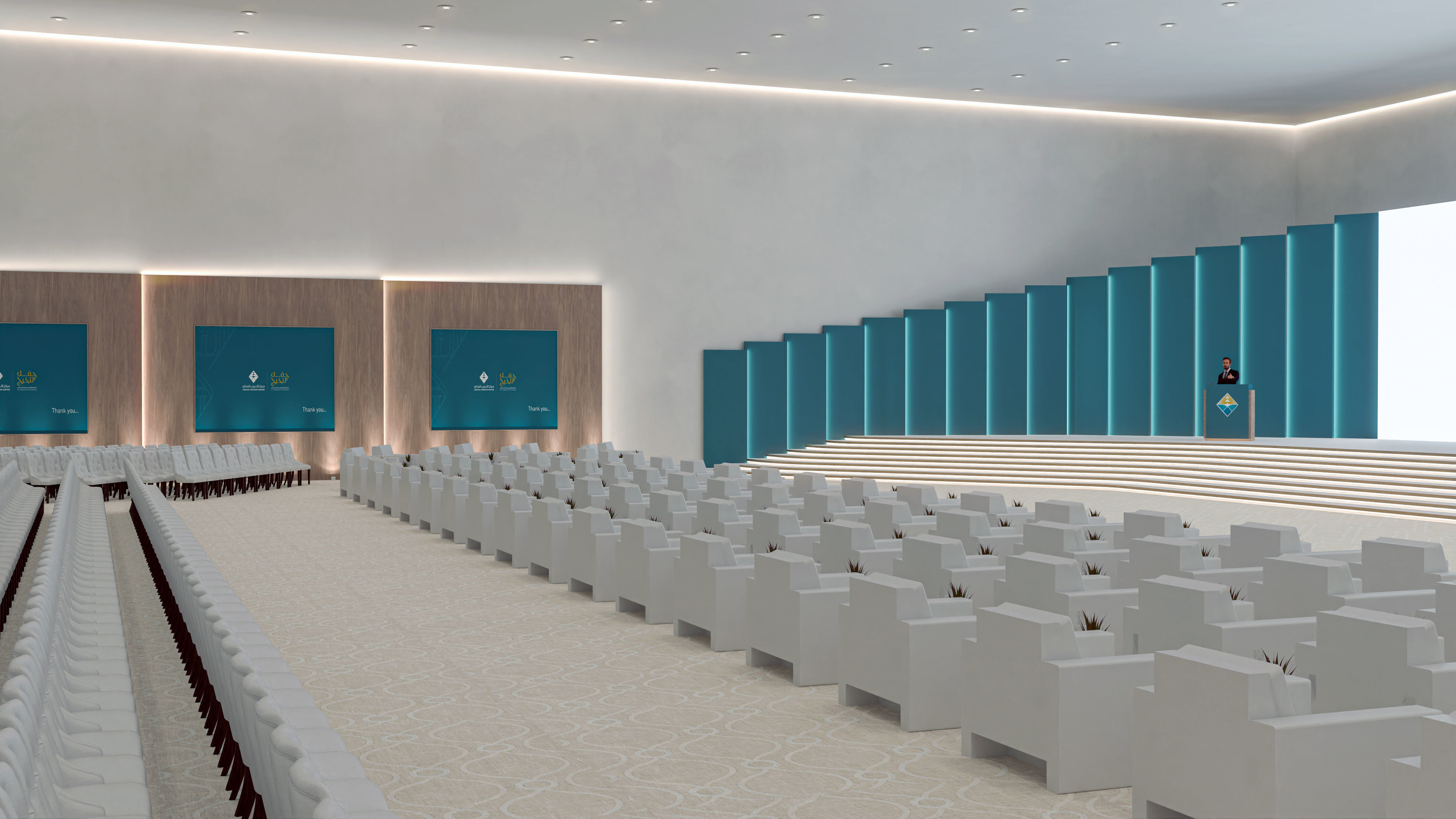 stage or theater  3D model_2