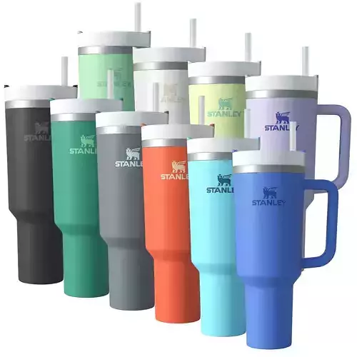 Stanley Quencher Tumbler Low-poly 3D model