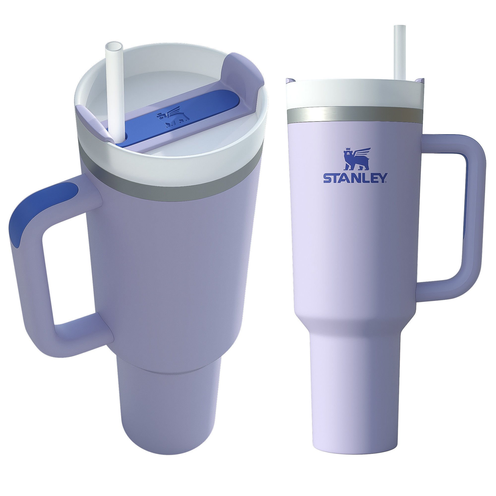 Stanley Quencher Tumbler Low-poly 3D model_4