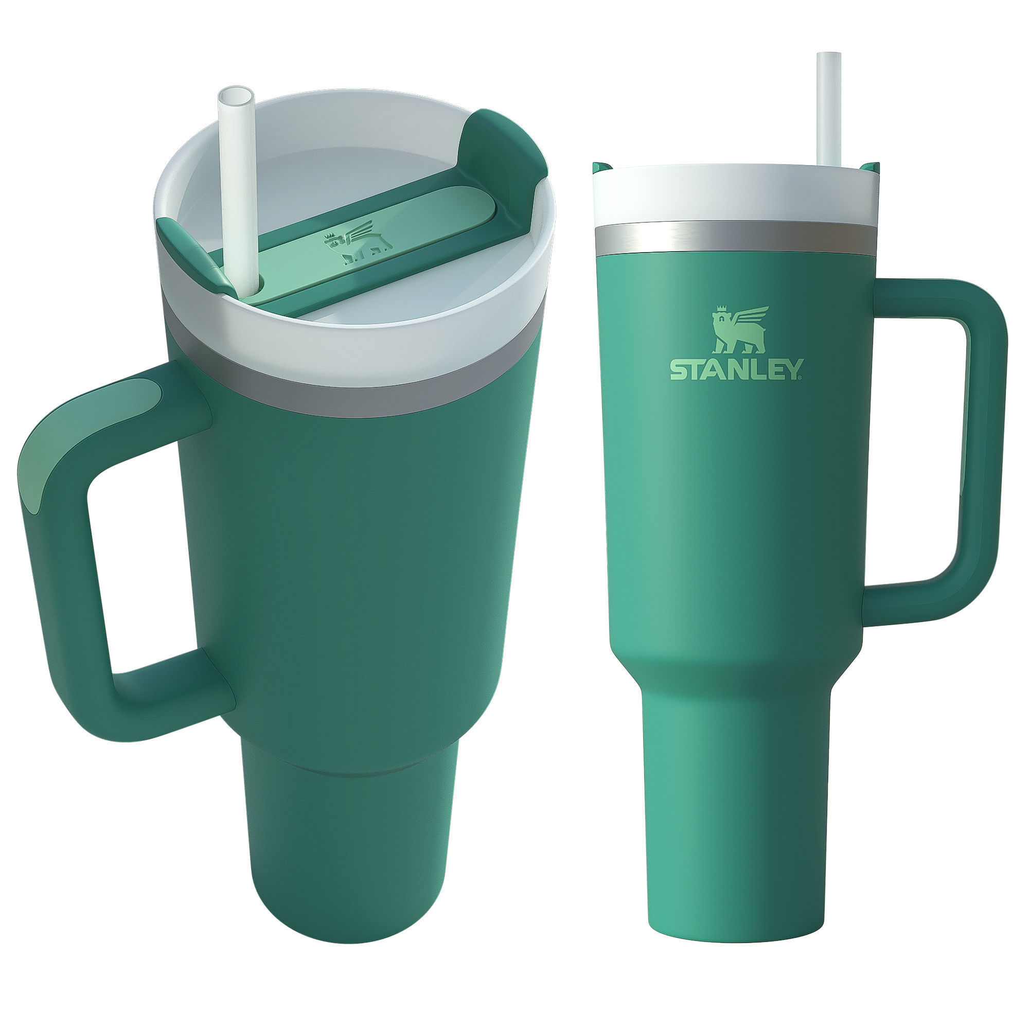 Stanley Quencher Tumbler Low-poly 3D model_9