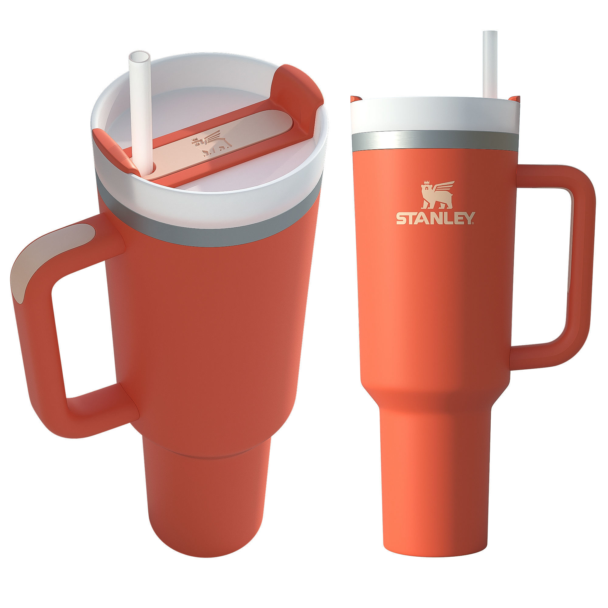 Stanley Quencher Tumbler Low-poly 3D model_5