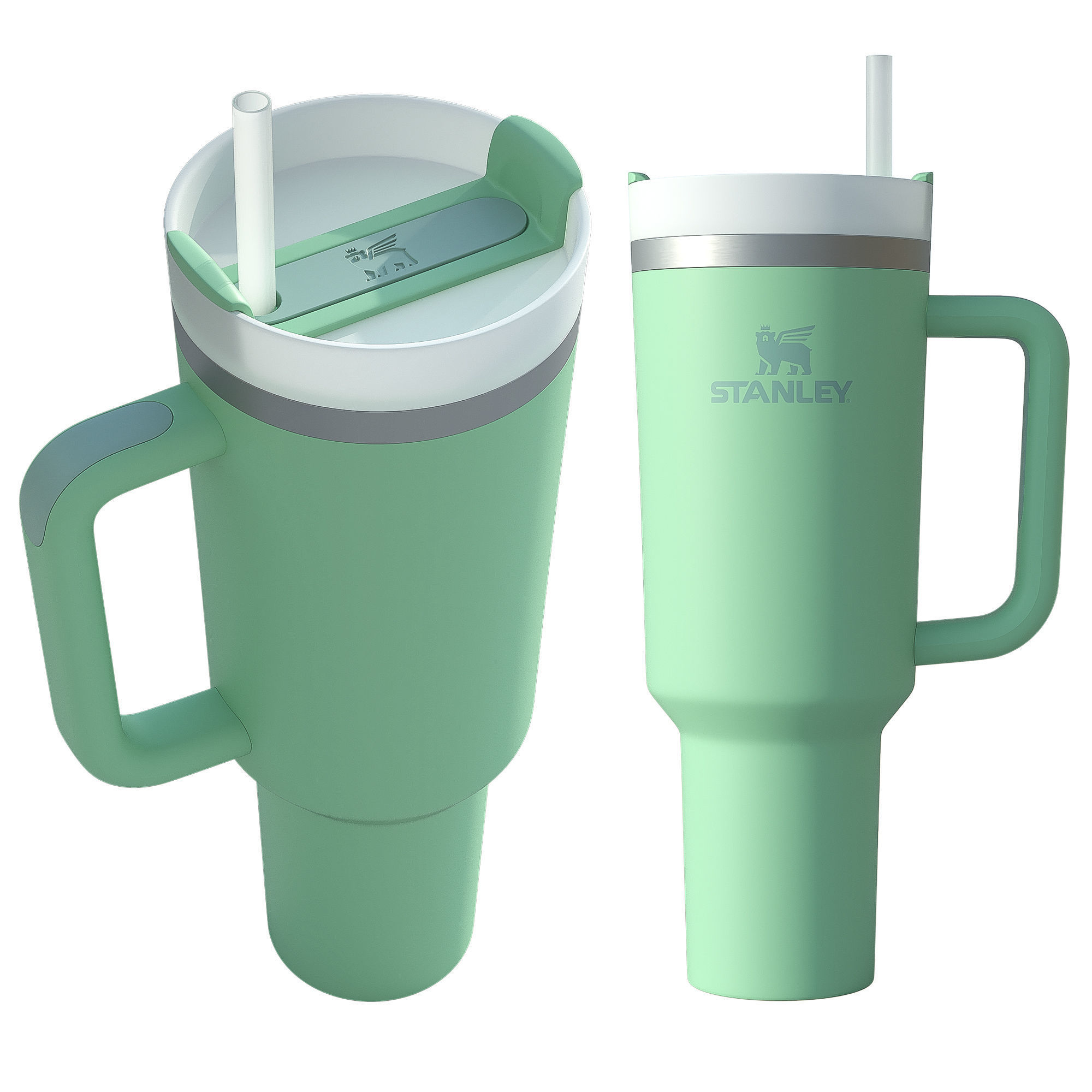 Stanley Quencher Tumbler Low-poly 3D model_8