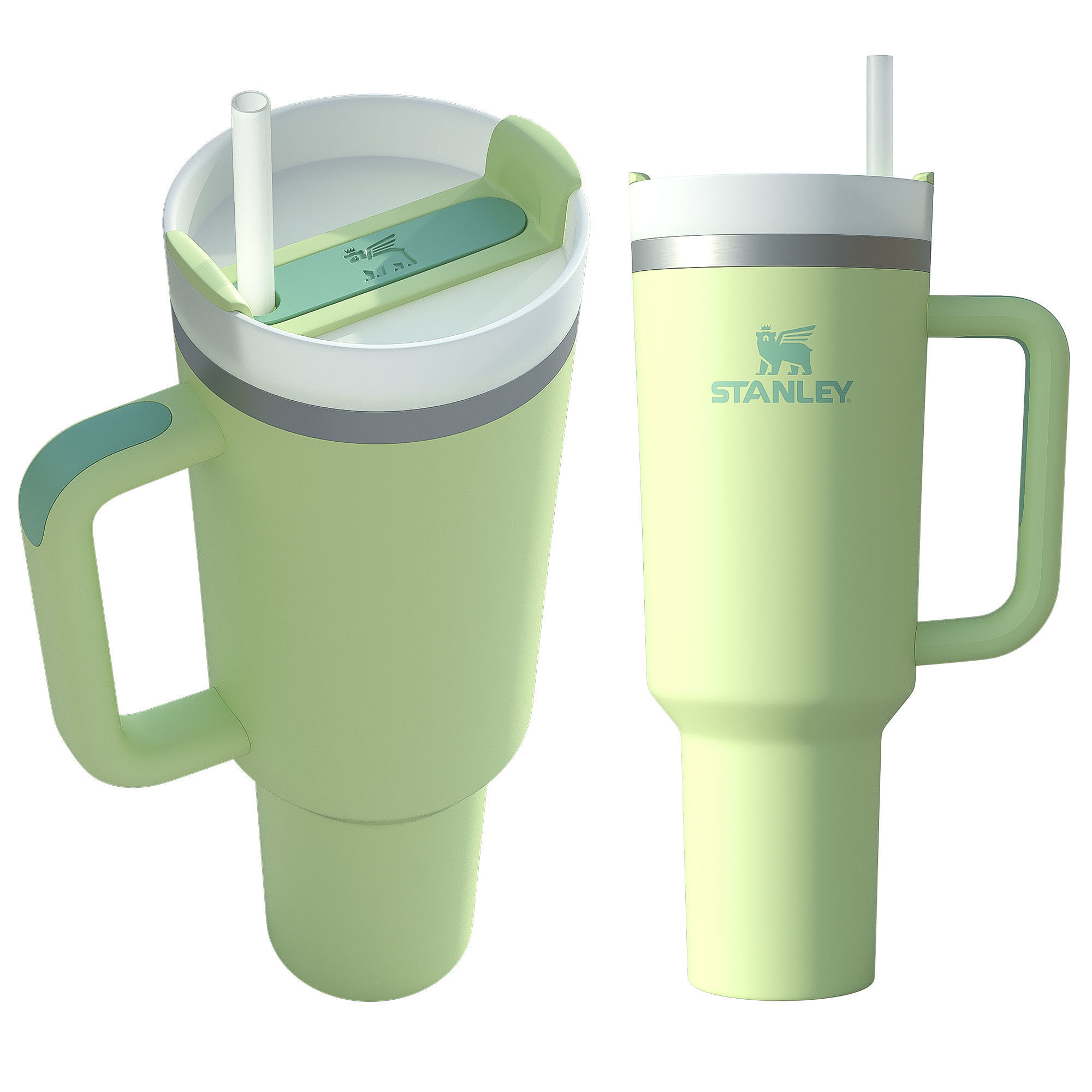 Stanley Quencher Tumbler Low-poly 3D model_7