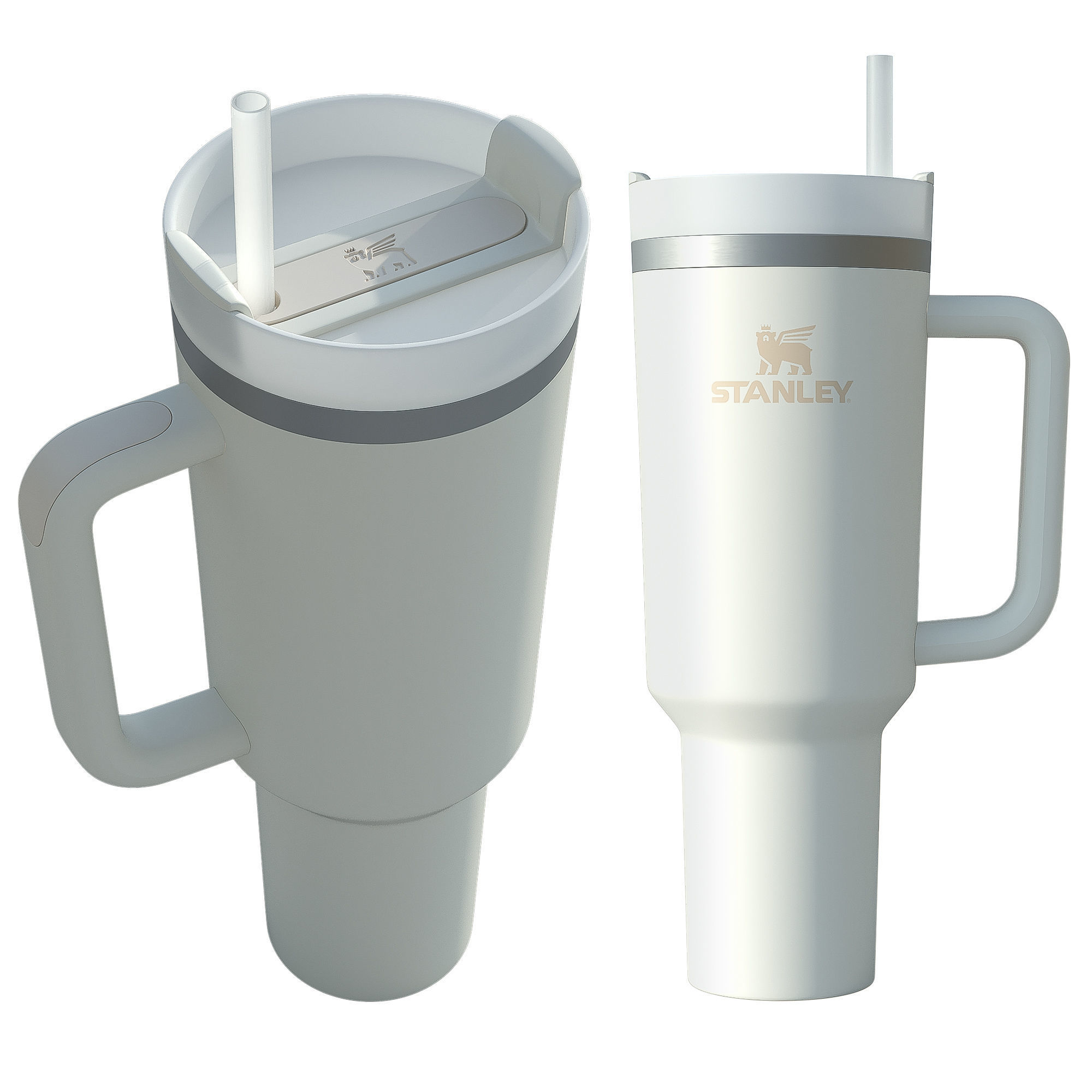 Stanley Quencher Tumbler Low-poly 3D model_6