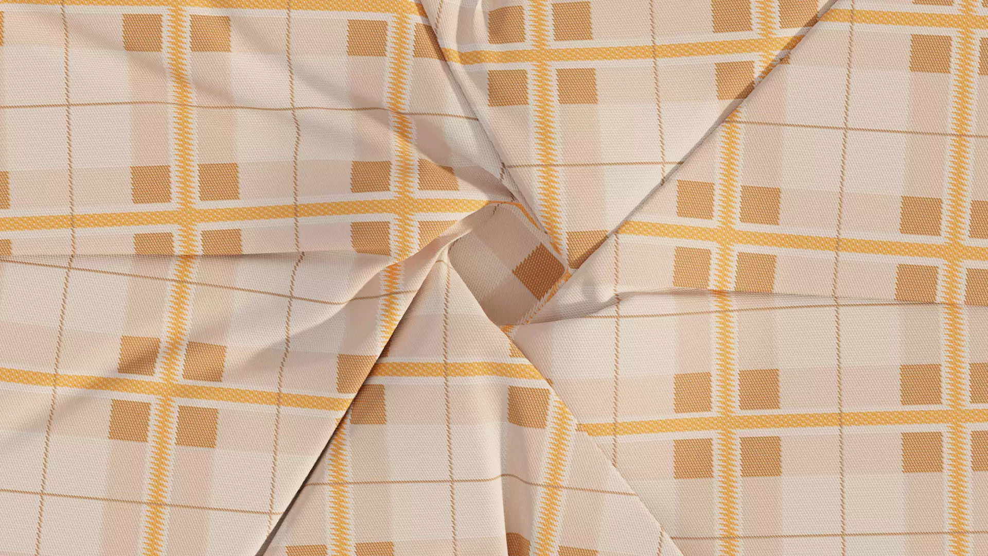 folded and twisted cloth product render 3D model_0