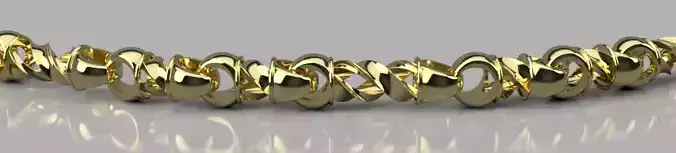 Acorn link with a twist