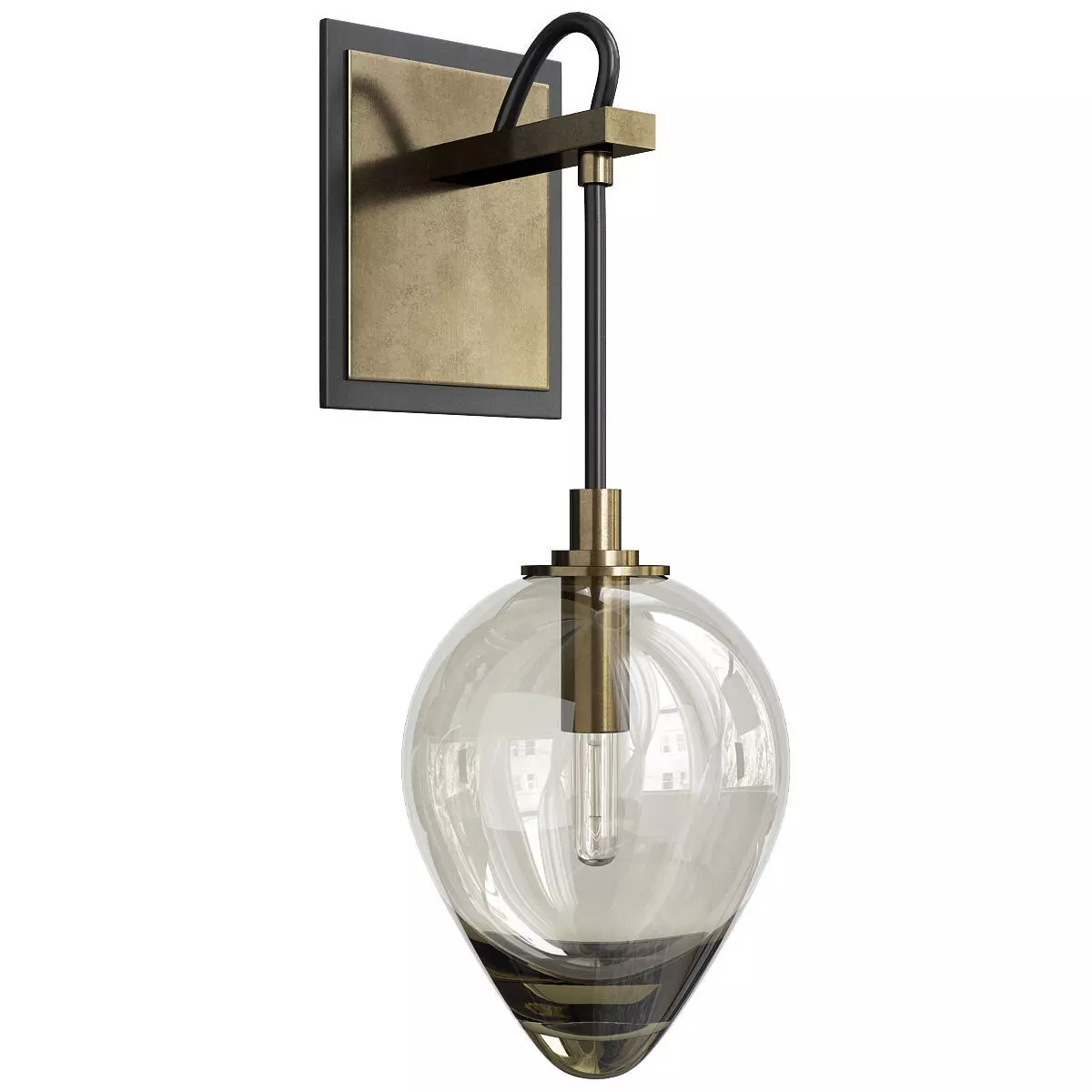 Brixton Wall Sconce Low-poly 3D model