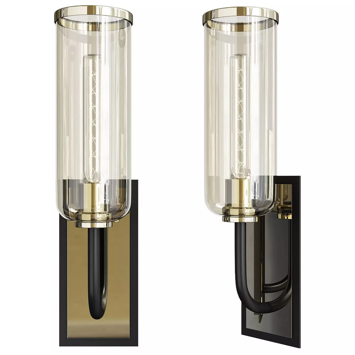 Aeon Wall Sconce Low-poly 3D model_0