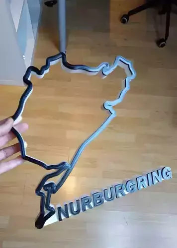 NURBURGRING NORDSCHLEIFE TRACK 3D print model