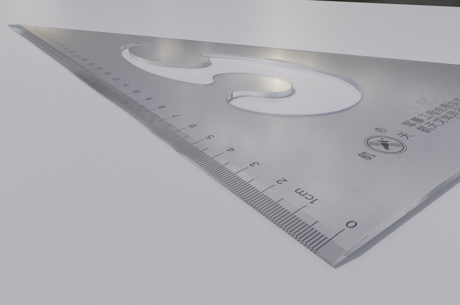 3D model A RULER 3D MODEL VR / AR / low-poly | CGTrader