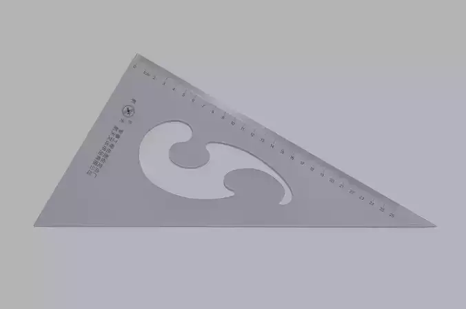 A RULER 3D MODEL