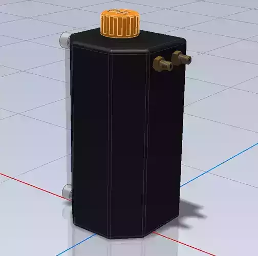 Mocal Oil Cath Tank 3 Litre 1-24 and 1-18 3D print model