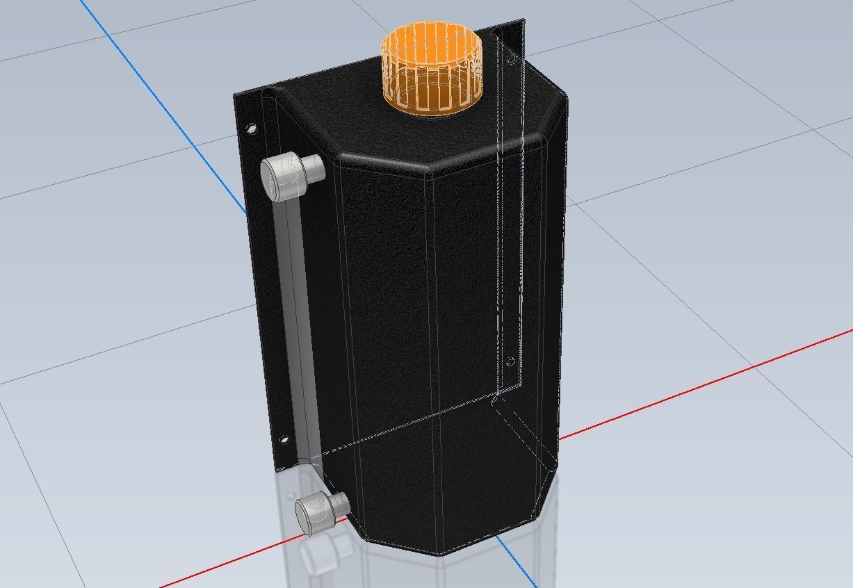 Mocal Oil Cath Tank 3 Litre 1-24 and 1-18 3D print model_4