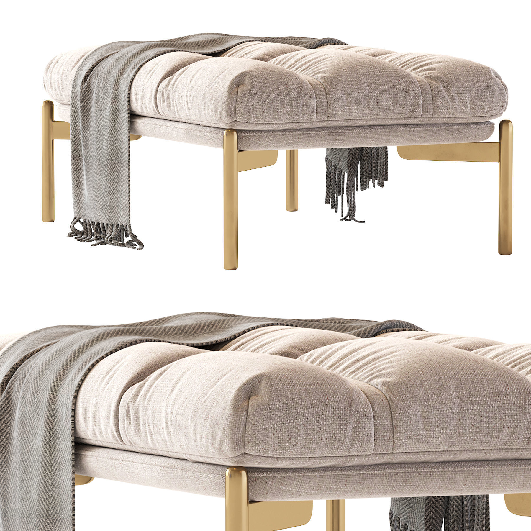 Cloud Bench 3D model_1