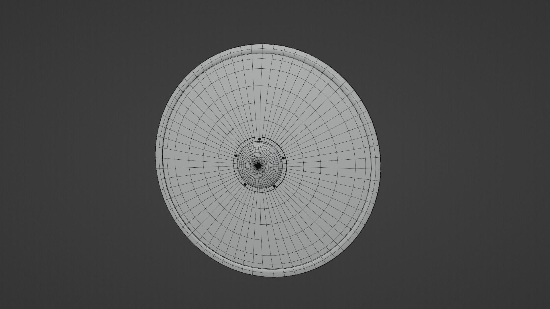 Ancient Greek State Shield 3D model_3