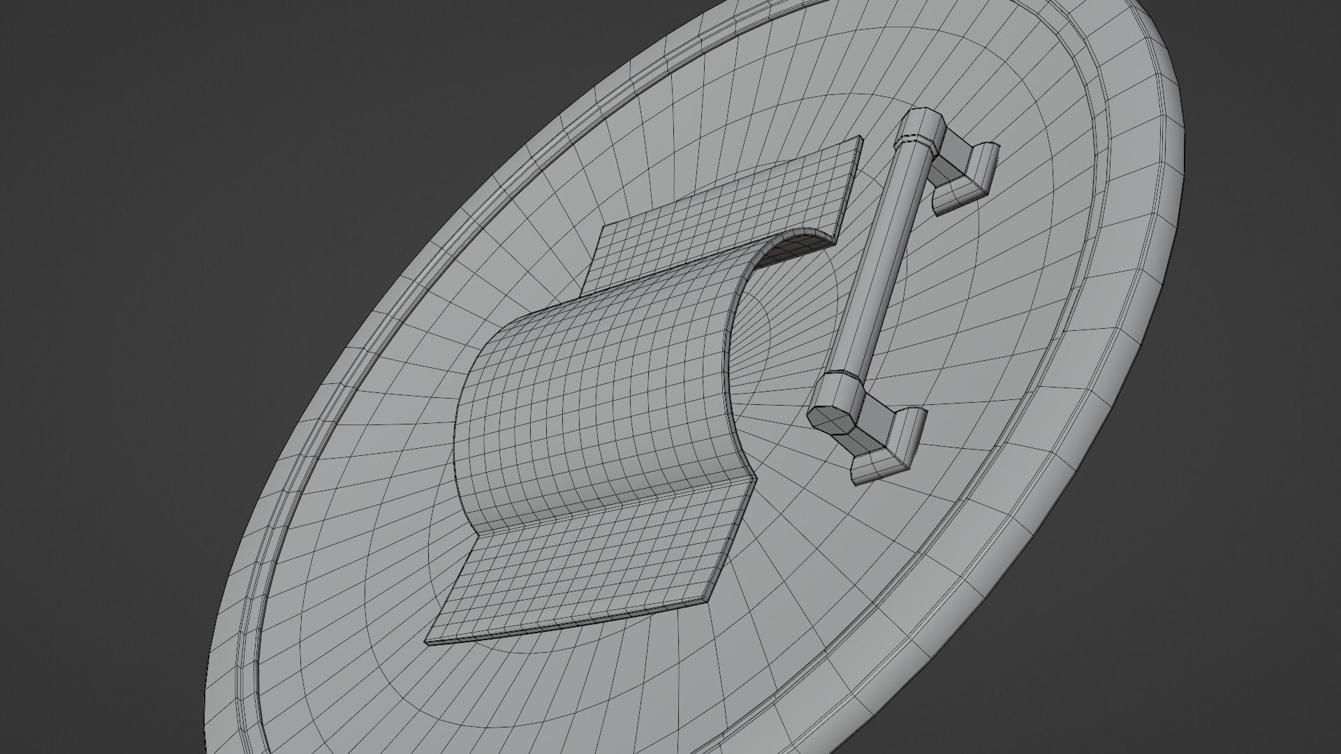 Ancient Greek State Shield 3D model_21