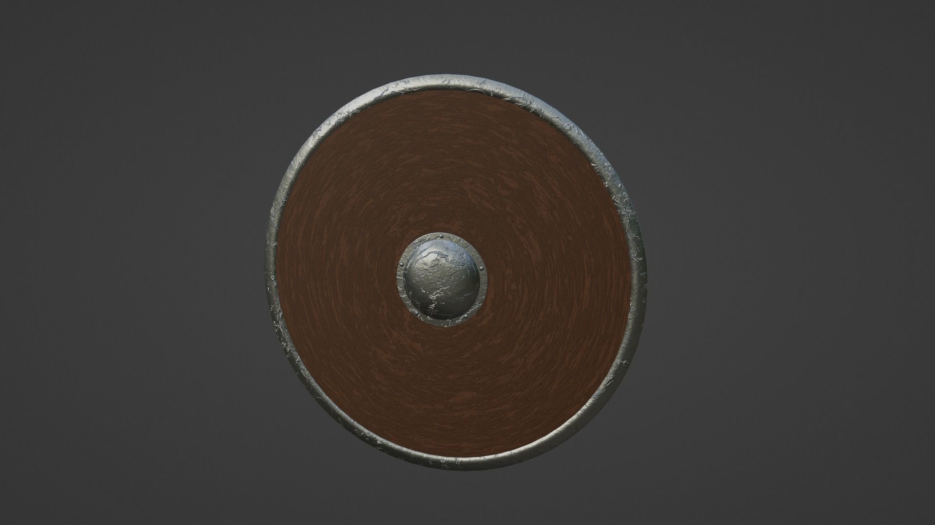 Ancient Greek State Shield 3D model_1