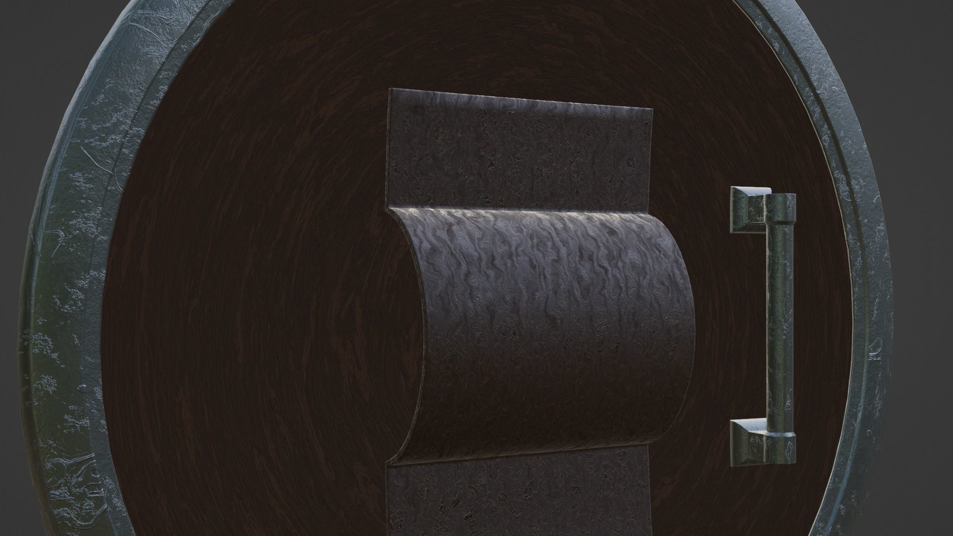 Ancient Greek State Shield 3D model_16